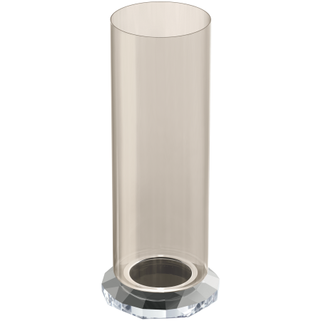 ALLURE VASE, SILVER TONE