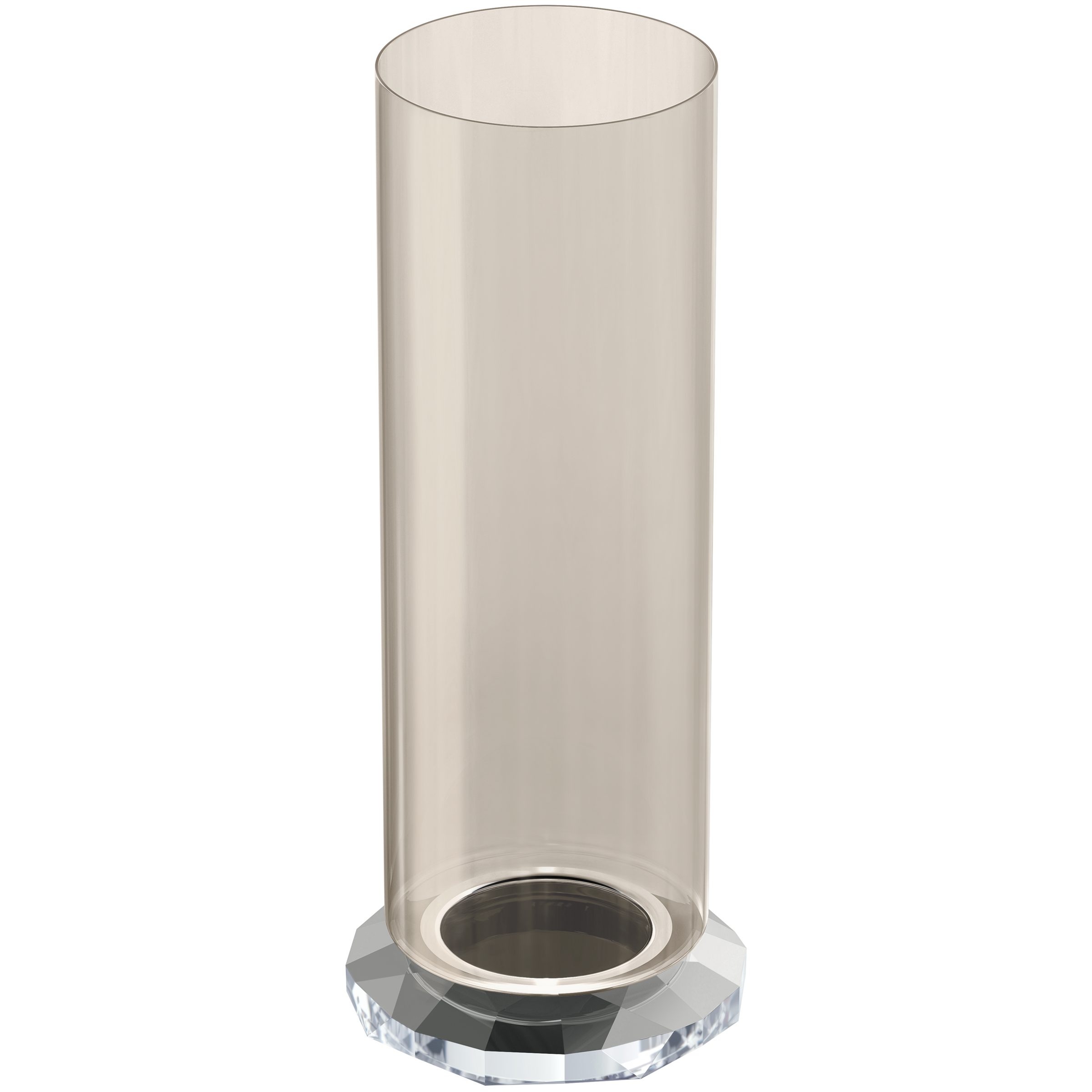 ALLURE VASE, SILVER TONE