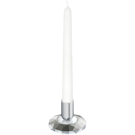 ALLURE CANDLEHOLDER, SILVER