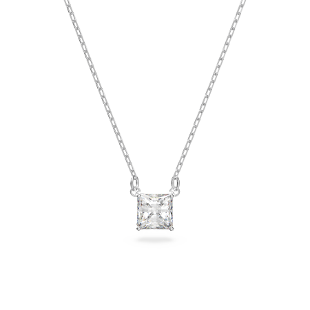 ATTRACT:NECKLACE SQ CZWH/RHS
