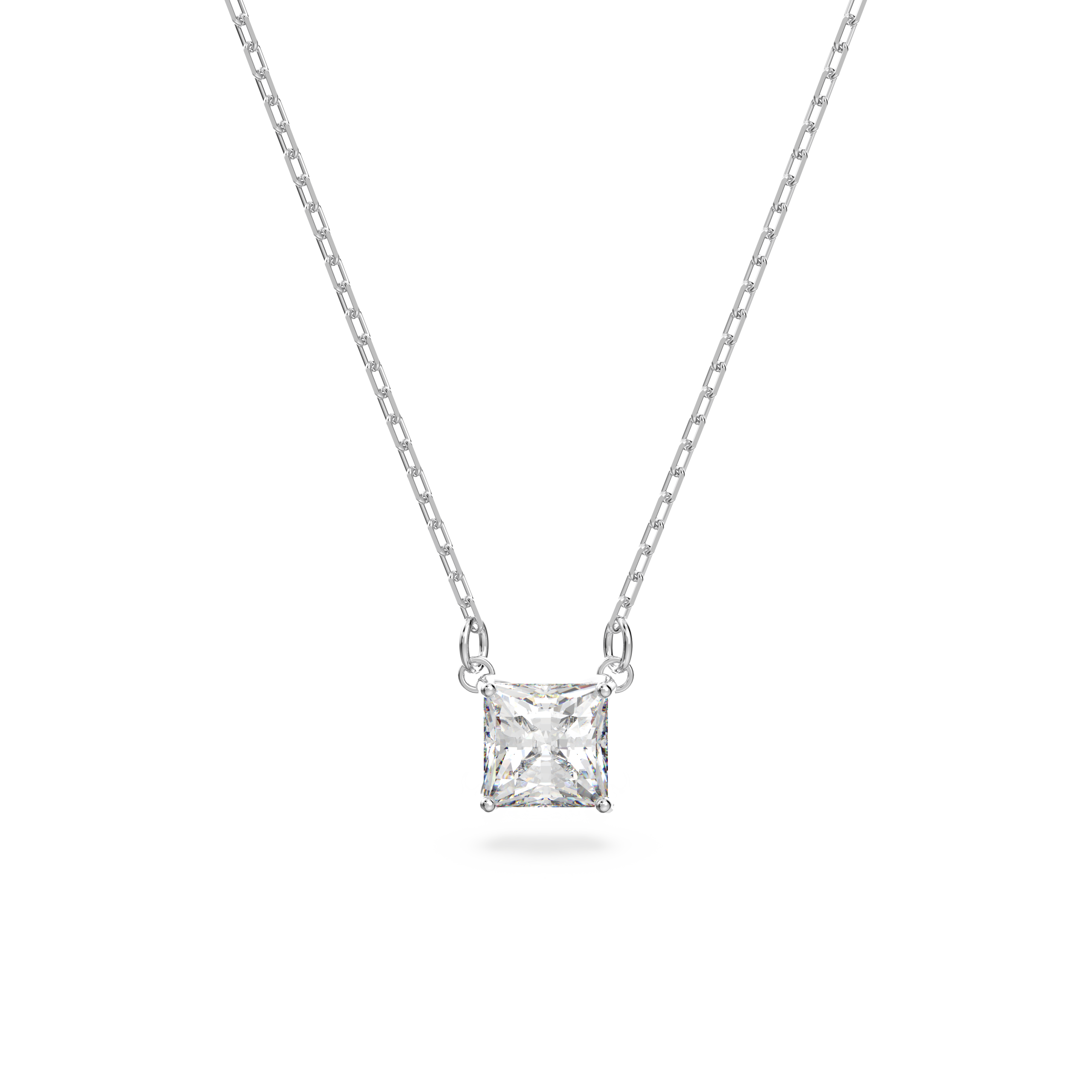 ATTRACT:NECKLACE SQ CZWH/RHS
