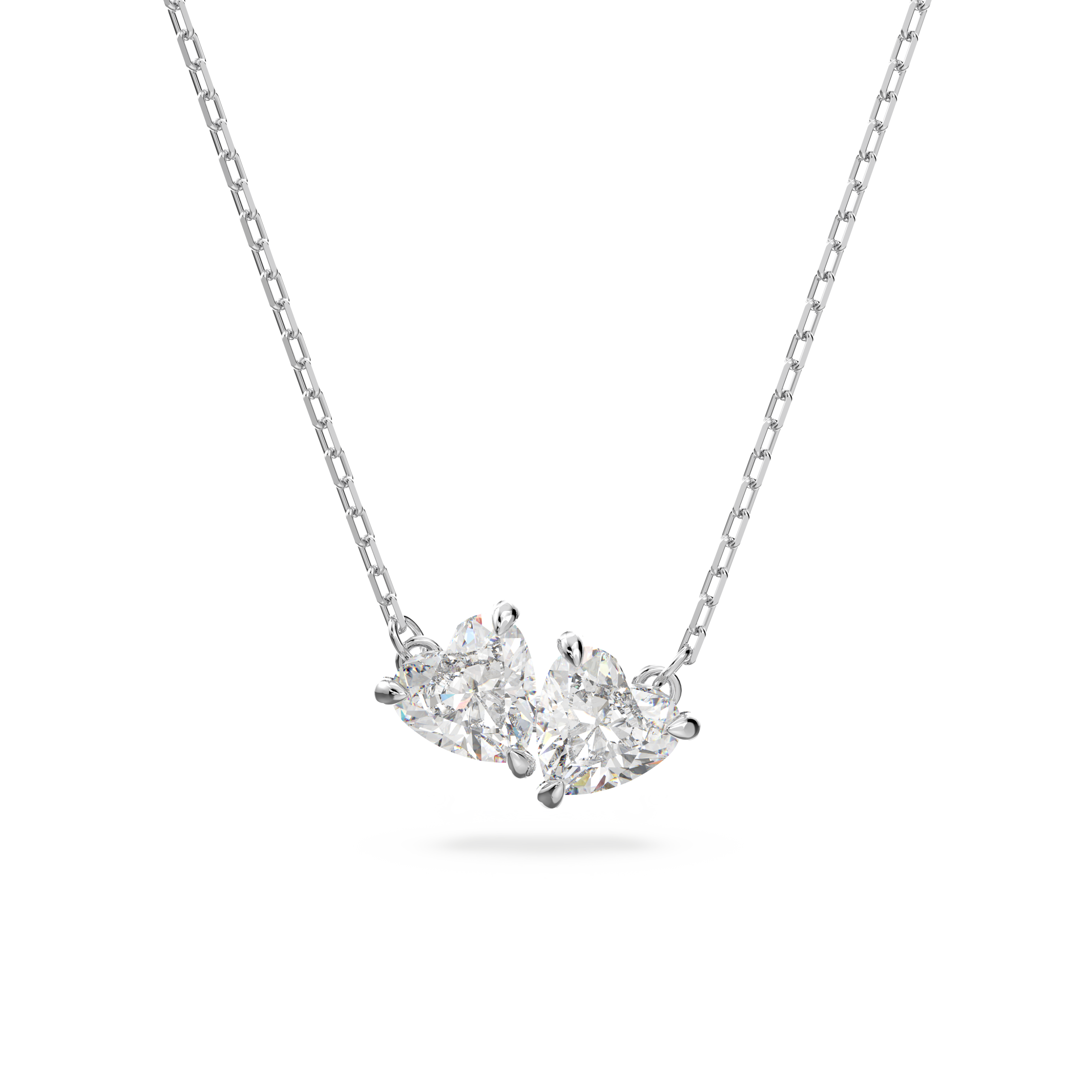 ATTRACT SOUL:NECKLACE HEART CZWH/RHS