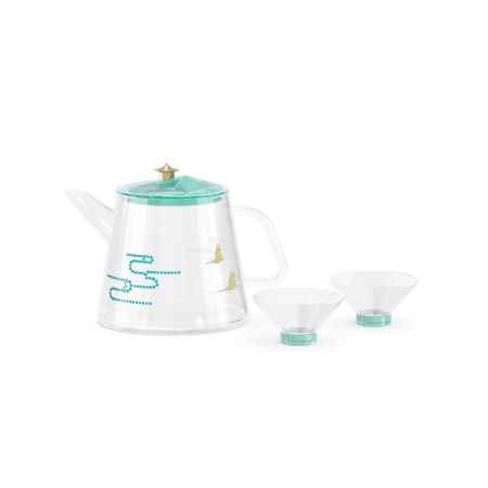 AMONG BLUE MOUNTAINS:TEA SET