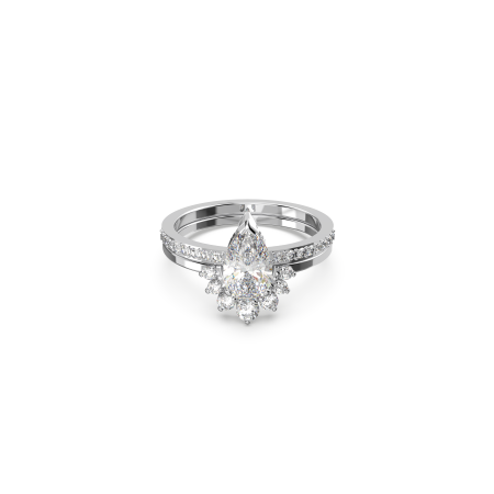 ATTRACT:RING PEAR CZWH/CRY/RHS