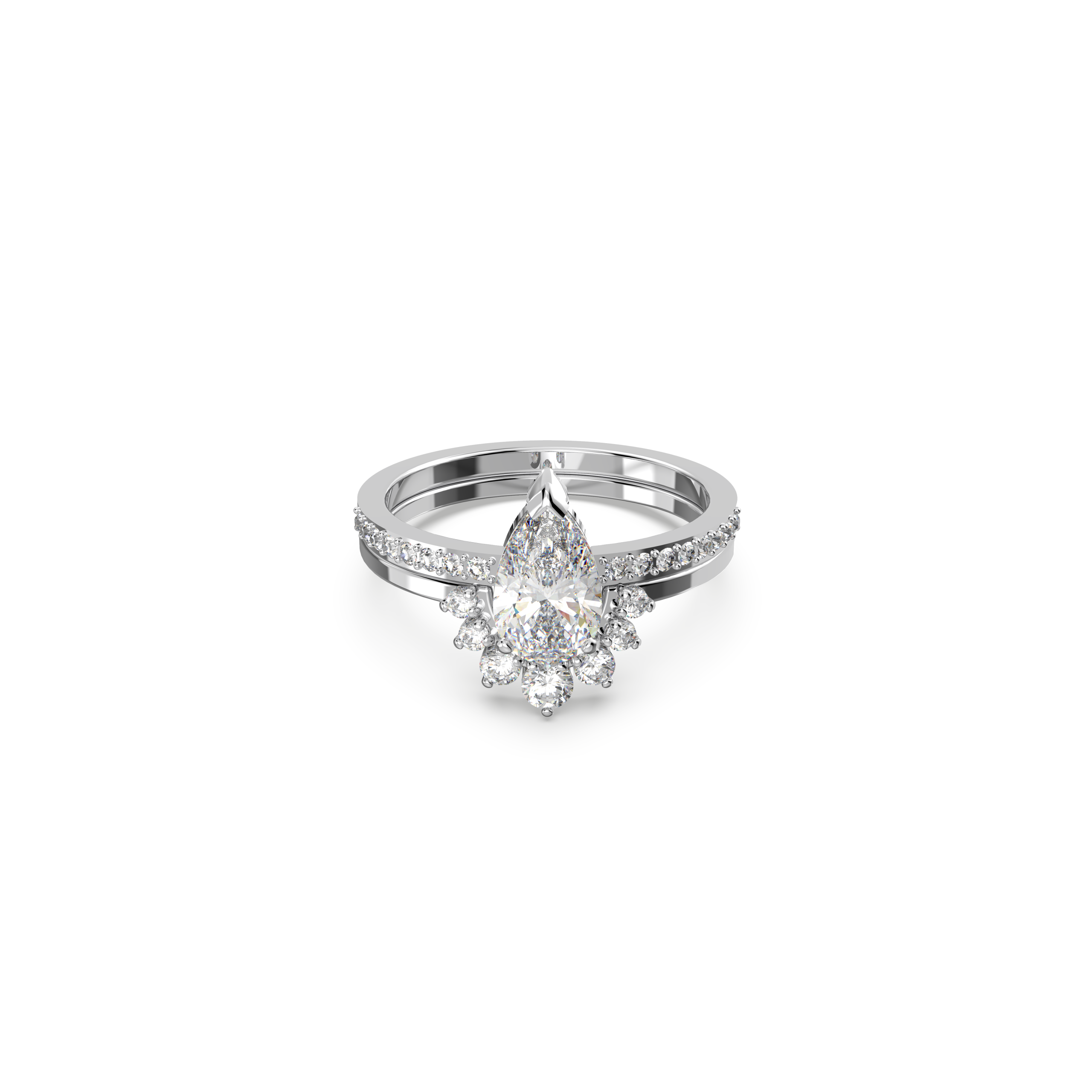 ATTRACT:RING PEAR CZWH/CRY/RHS