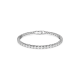 TENNIS:BRACELET RND DLX CZWH/RHS M