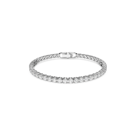 TENNIS:BRACELET RND DLX CZWH/RHS M