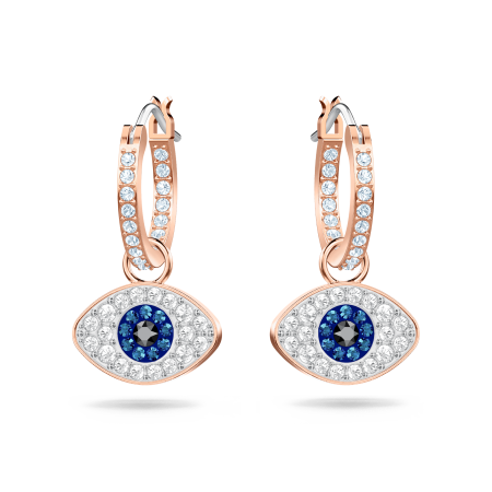 DUO:PE HOOP EVIL EYE DMUL/ROS