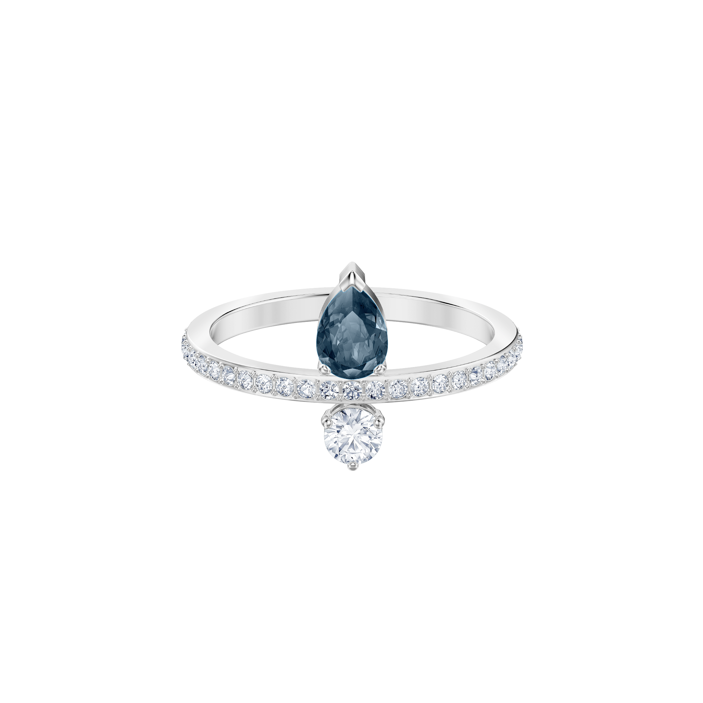 VINTAGE:RING PEAR MONT/RHS