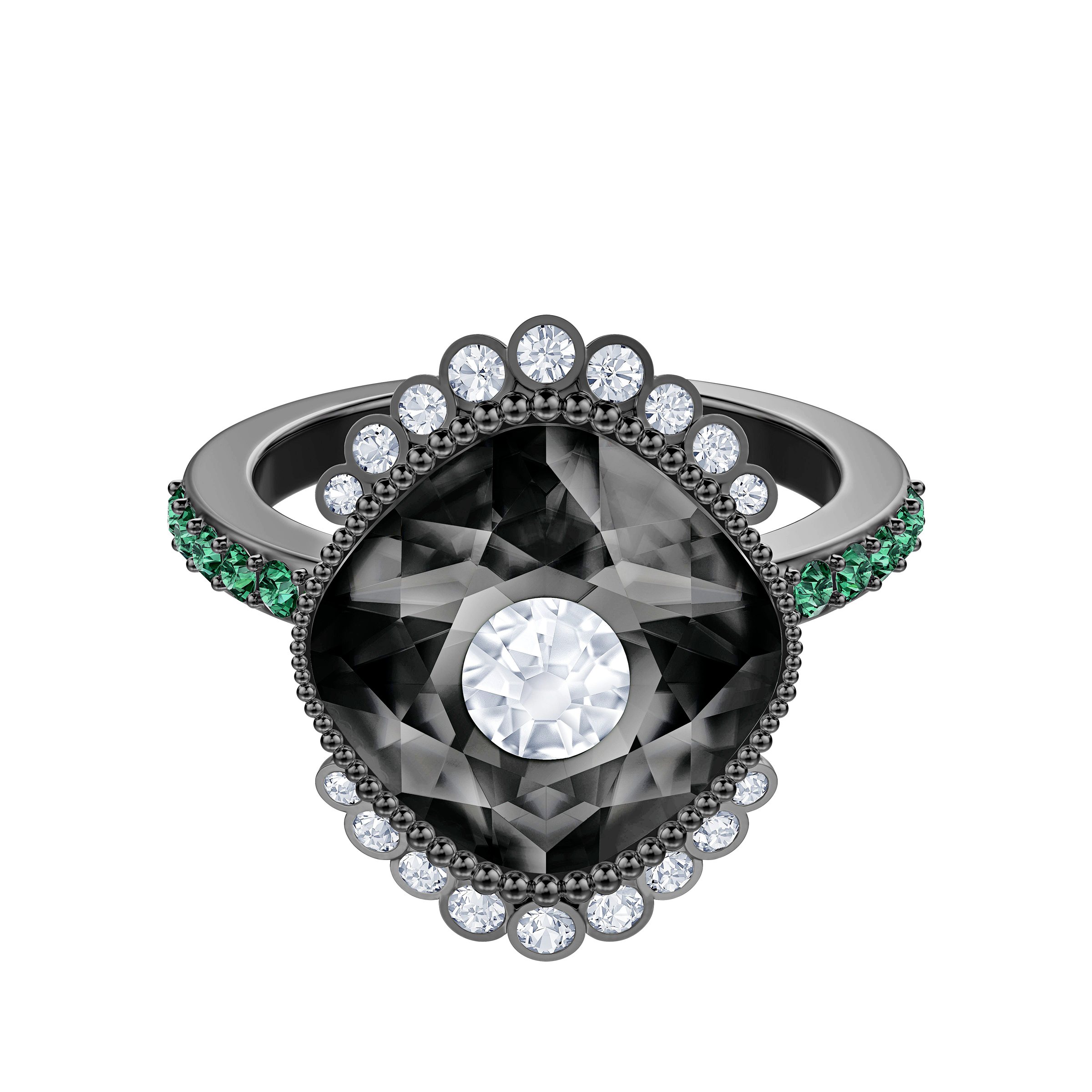 BLACK BAROQUE:RING SML DMUL/RUS 55