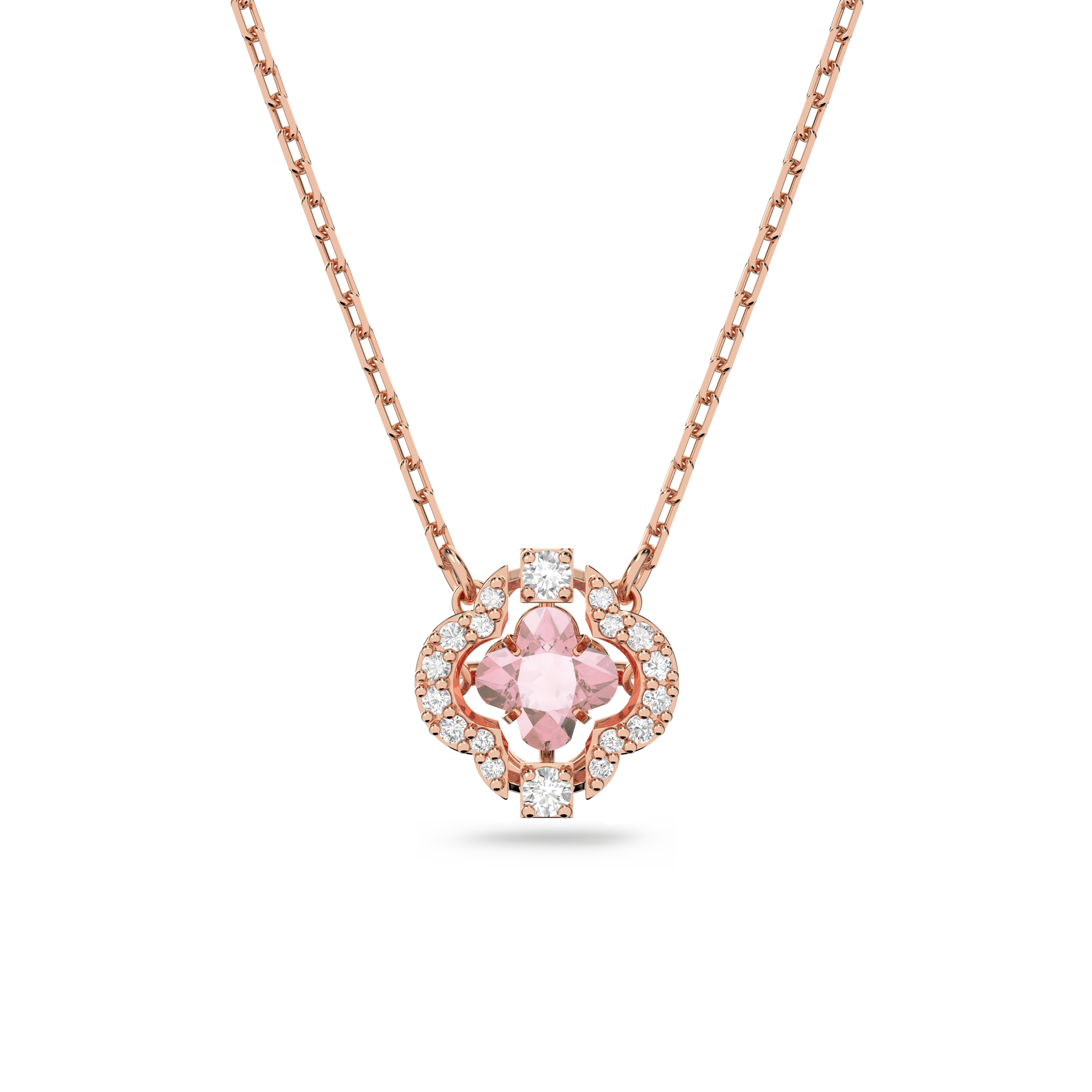 SPARKLING DC:NECKLACE CL CZMO/ROS