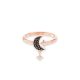 SWA SYMBOL:RING OP MOON JET/CRY/ROS 50