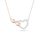 SWA INFINITY:NECKLACE H&I CRY/CZWH/MIX