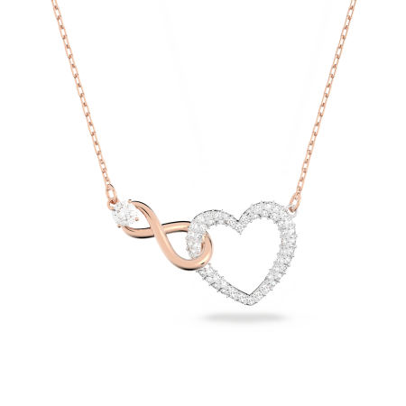 SWA INFINITY:NECKLACE H&I CRY/CZWH/MIX
