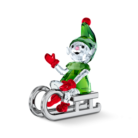 SANTA'S ELF ON SLEIGH