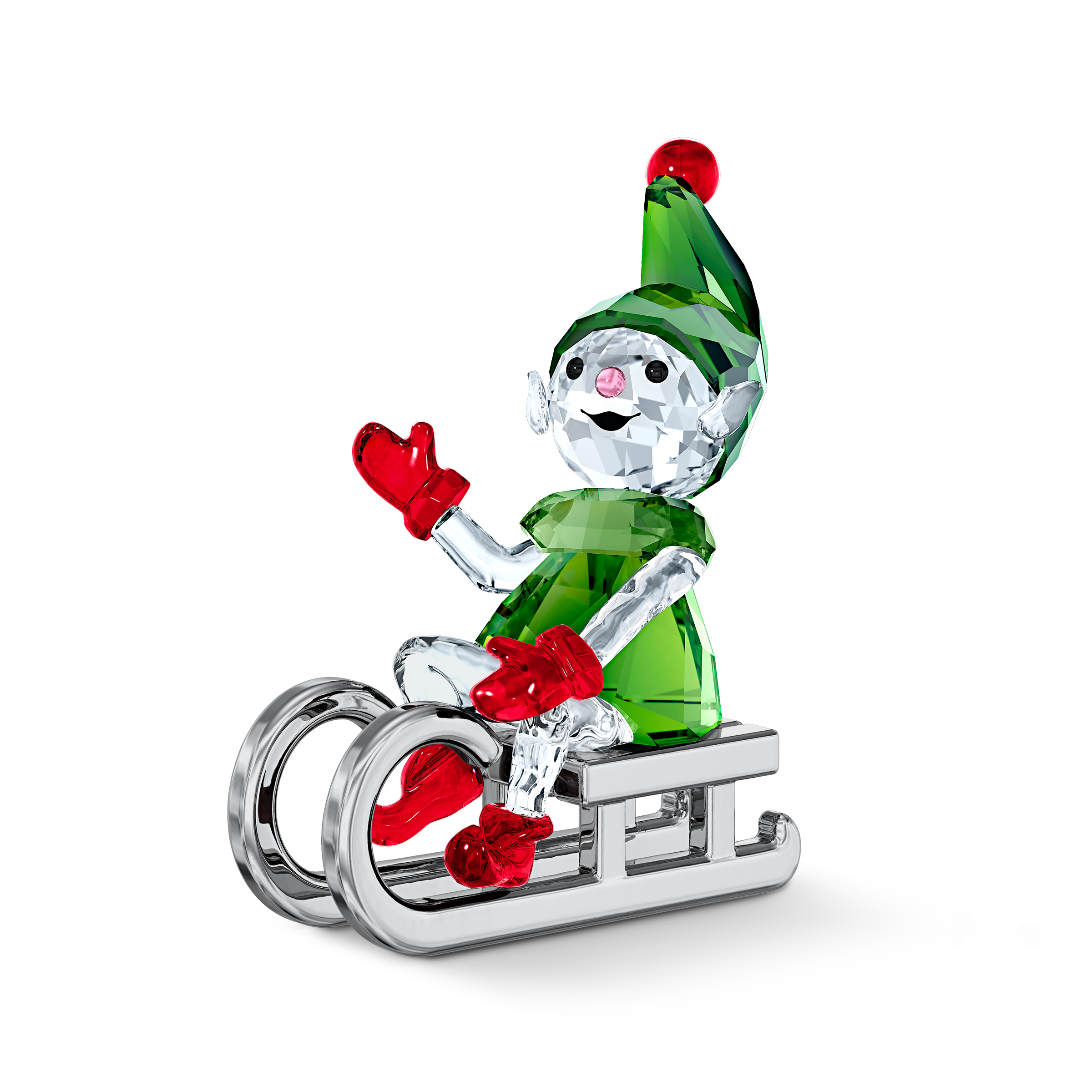 SANTA'S ELF ON SLEIGH