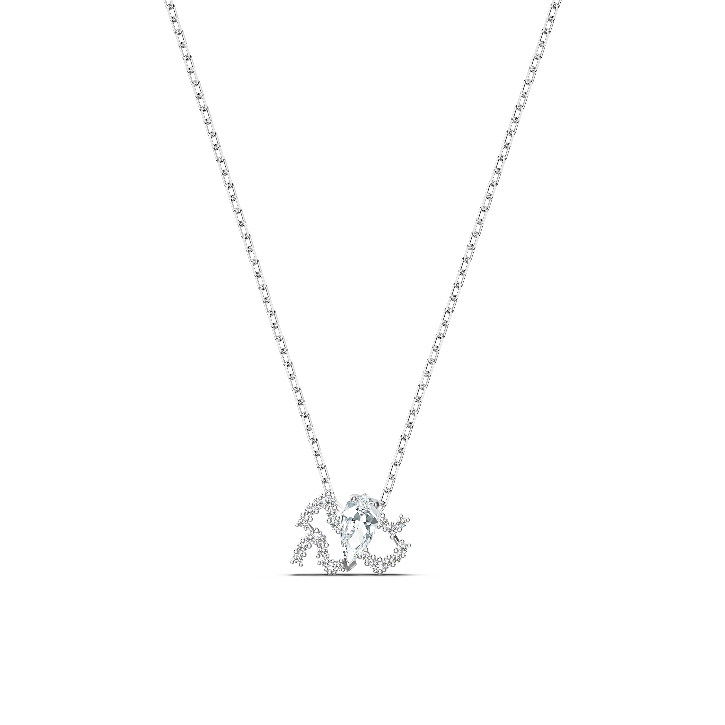 ZODIAC II:PENDANT AQUARIUS CZWH/CRY/MIX