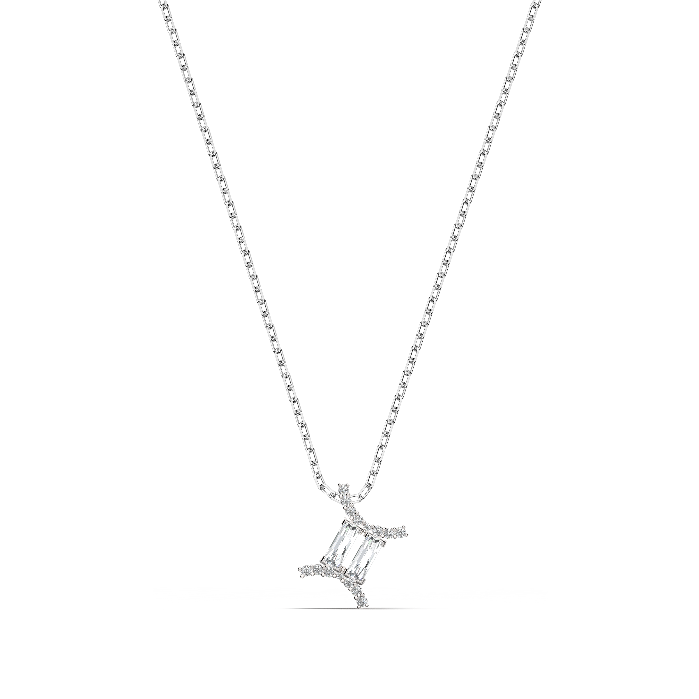 ZODIAC II:PENDANT GEMINI CZWH/CRY/MIX