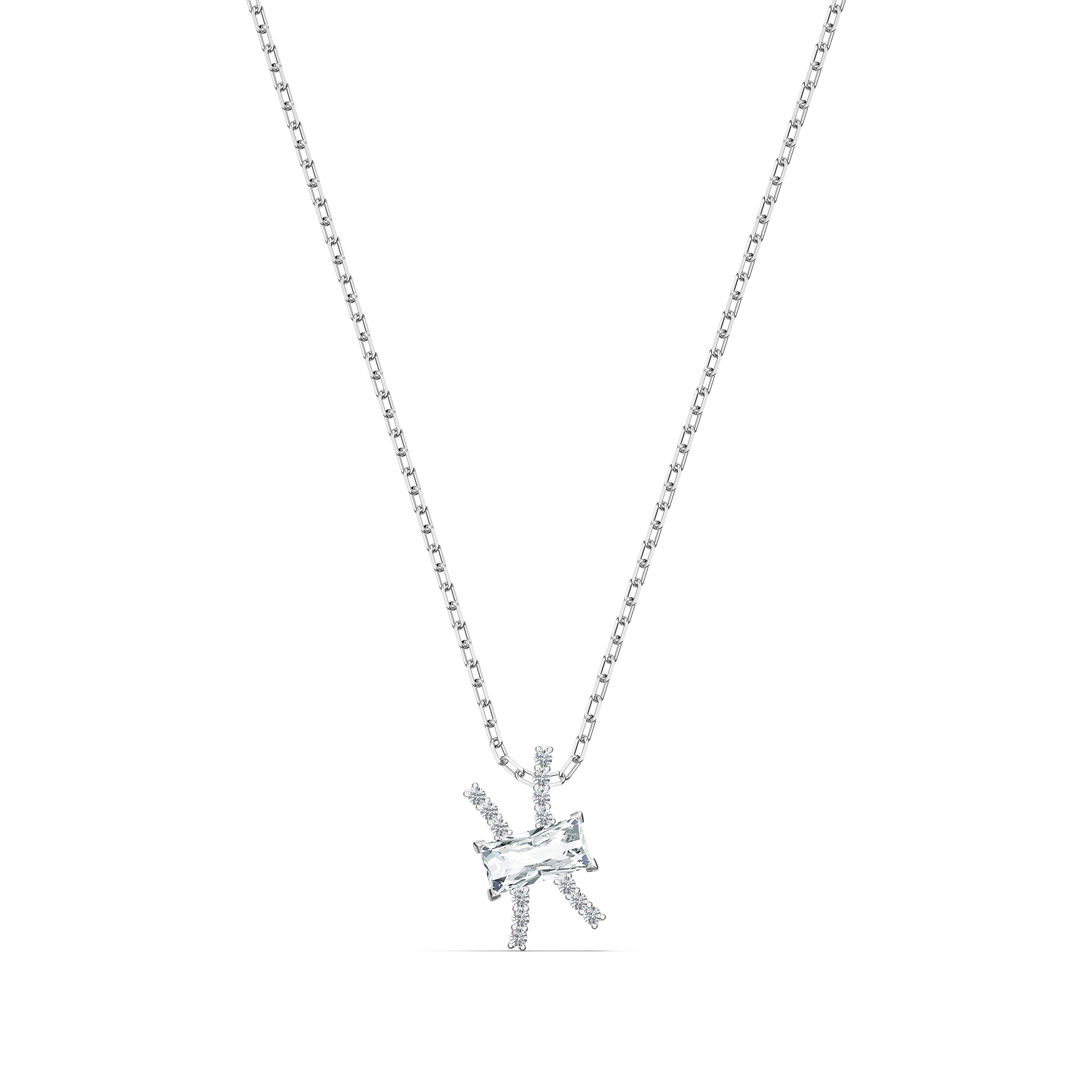 ZODIAC II:PENDANT PISCES CZWH/CRY/MIX
