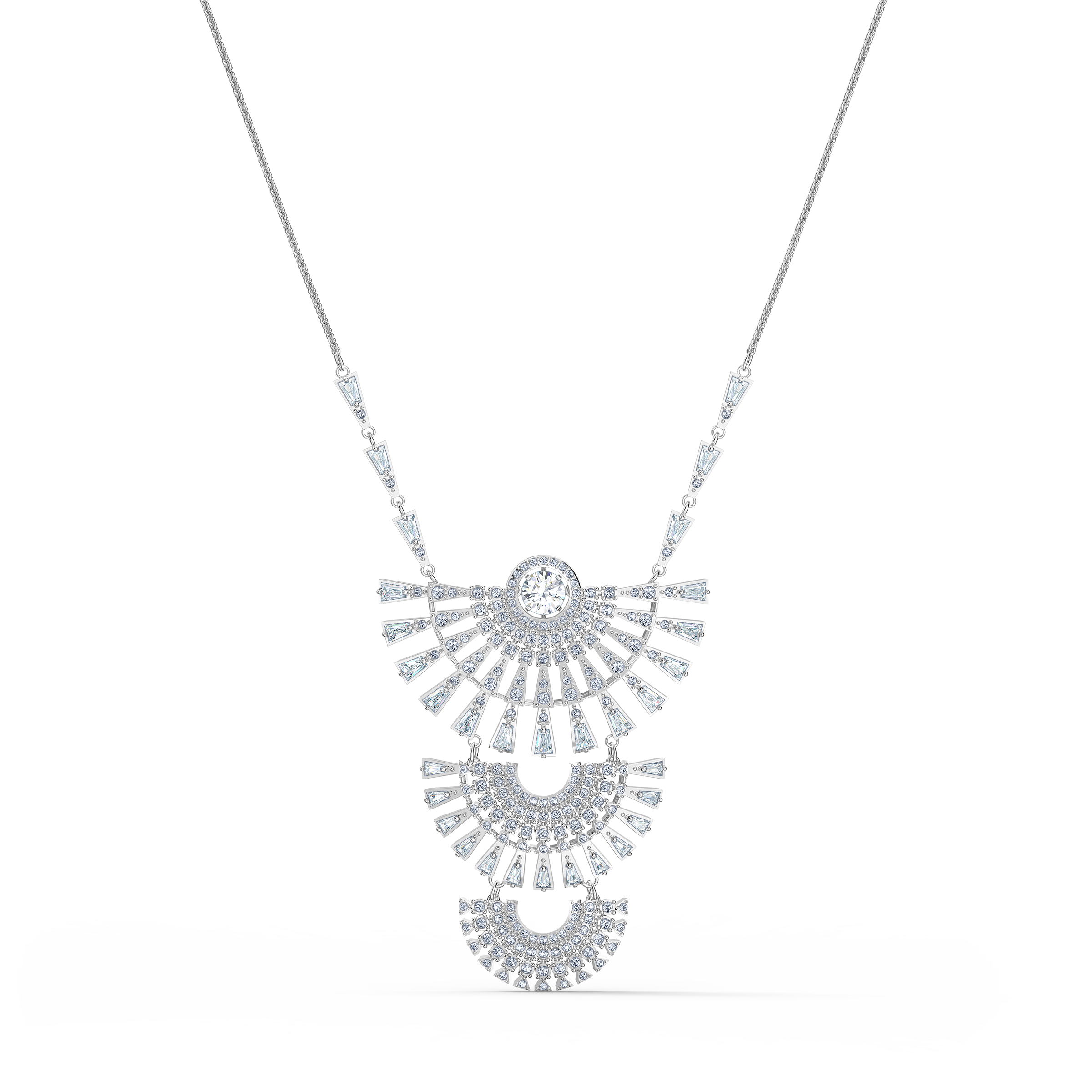SPARKLING DC:NECKLACE LRG DU CZWH/RHS