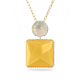 ORBITA:NECKLACE SQUARE CRYL106S/GOS