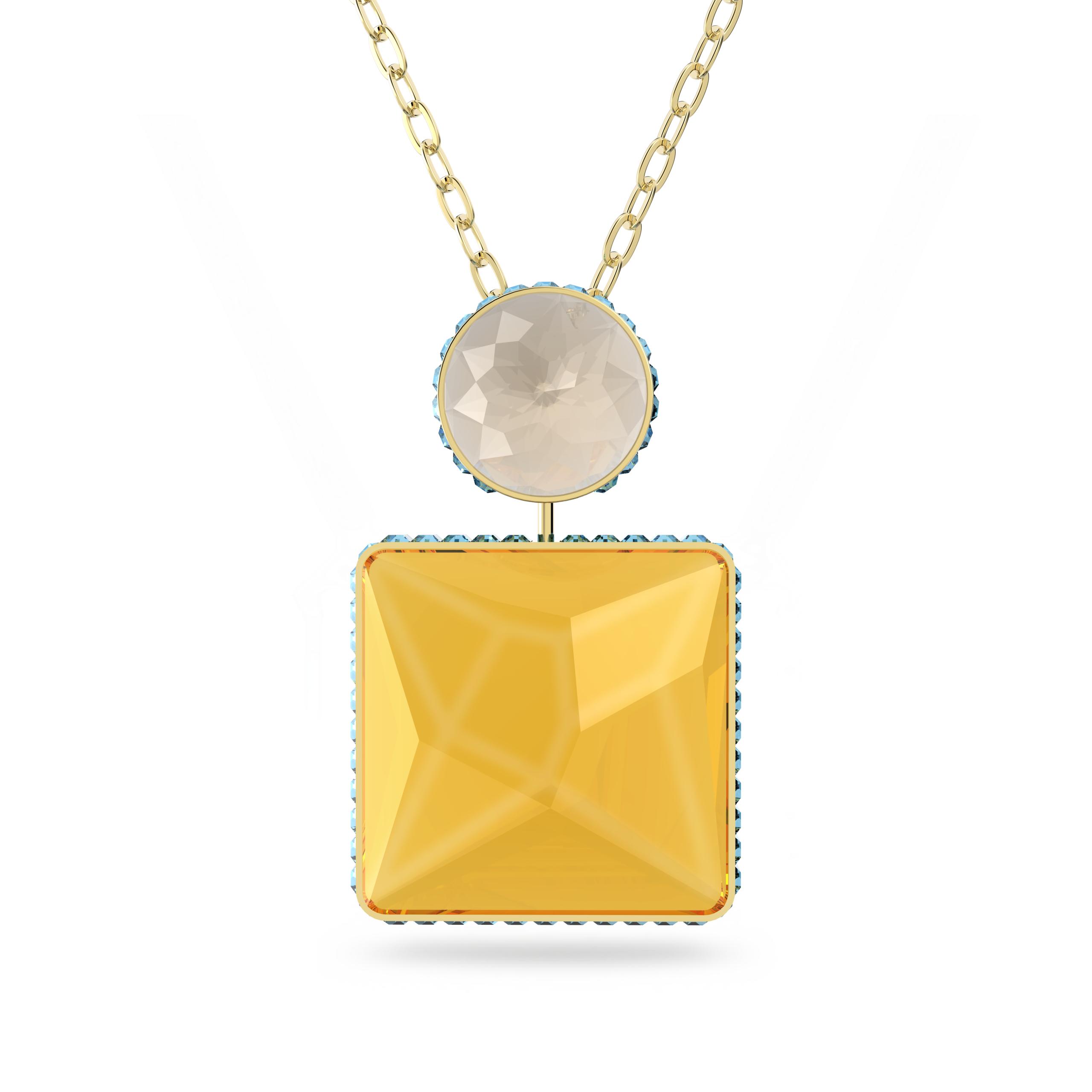 ORBITA:NECKLACE SQUARE CRYL106S/GOS