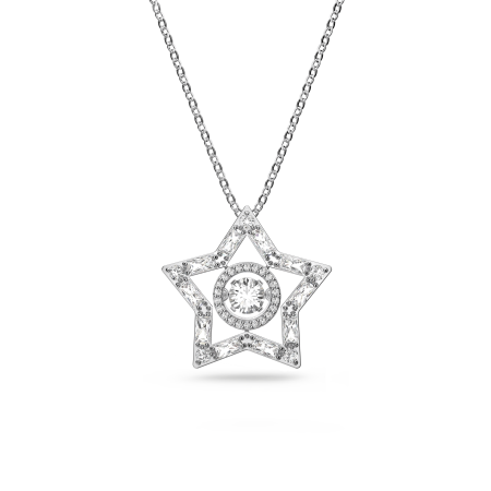 STELLA:PEND CZ WHITE/RHS