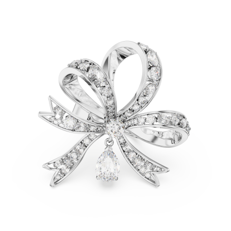 VOLTA:RING L BOW WHI/RHS