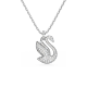ICONIC SWAN:PEND XS CRY/RHS