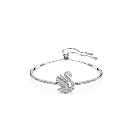 ICONIC SWAN:SOFT BRACELET XS CRY/RHS S