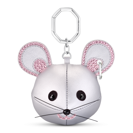 ICONS:KEYRING MOUSE WHI/STS