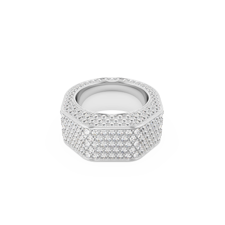 DEXTERA:RING OCT FULL PAVE CRE/RHS
