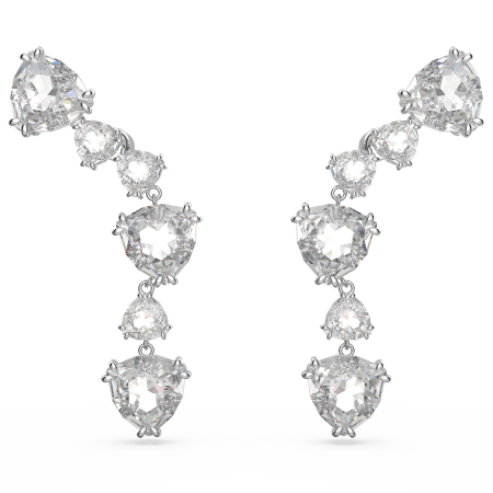 MESMERA:EC LONG EAR CUFF WHI/RHS