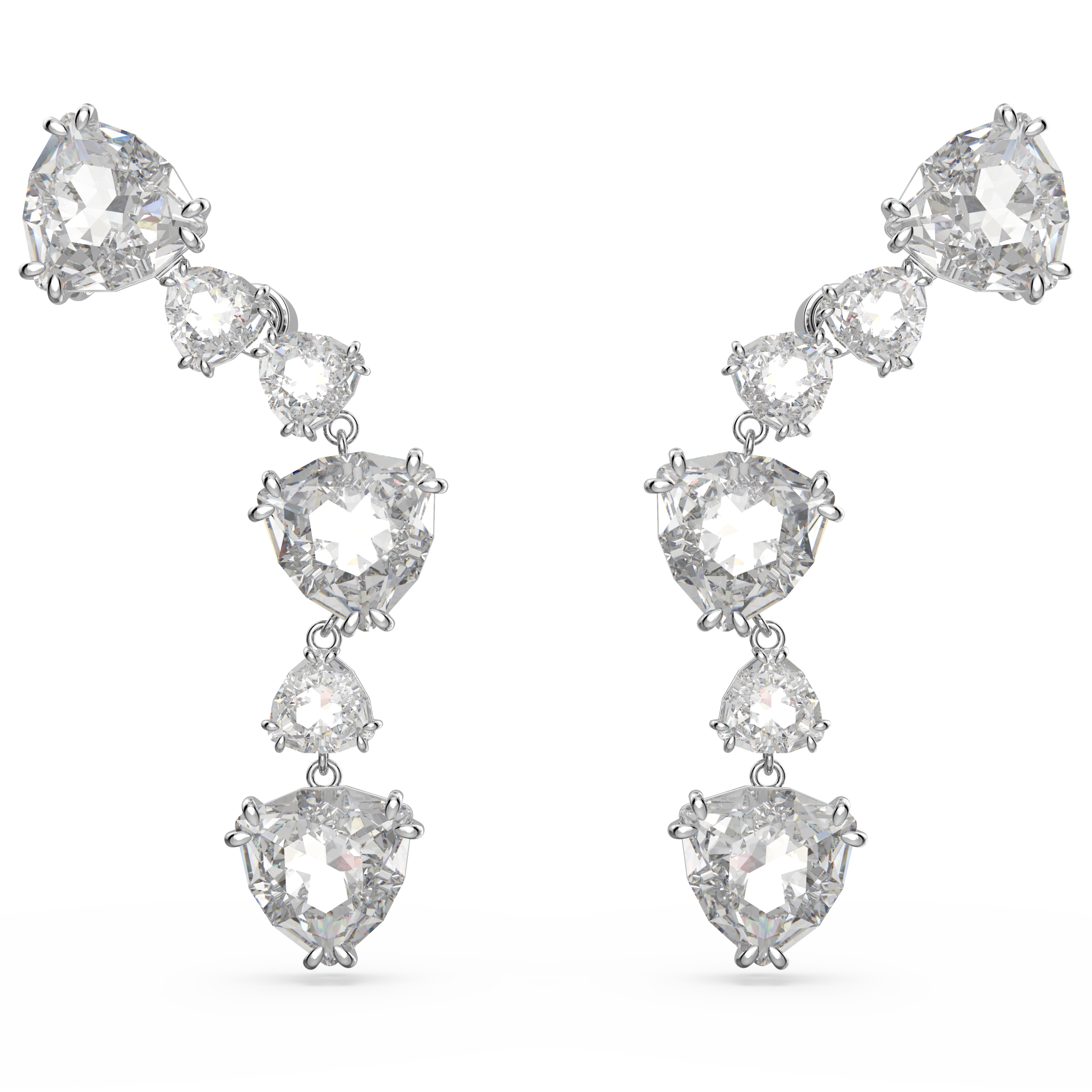 MESMERA:EC LONG EAR CUFF WHI/RHS