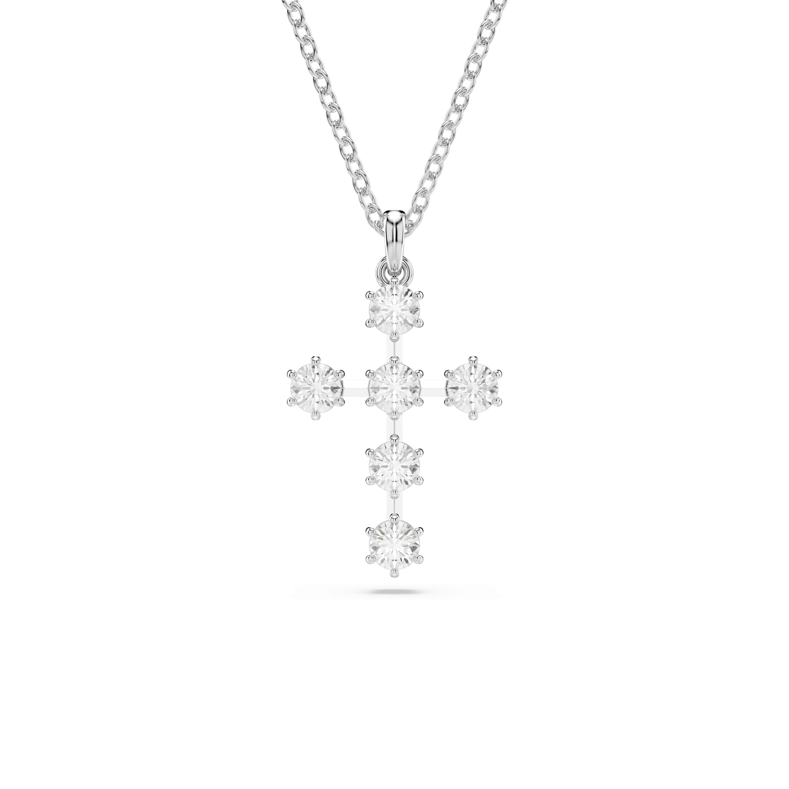 INSIGNE:PEND CROSS_CONSTELLA WHI/RHS