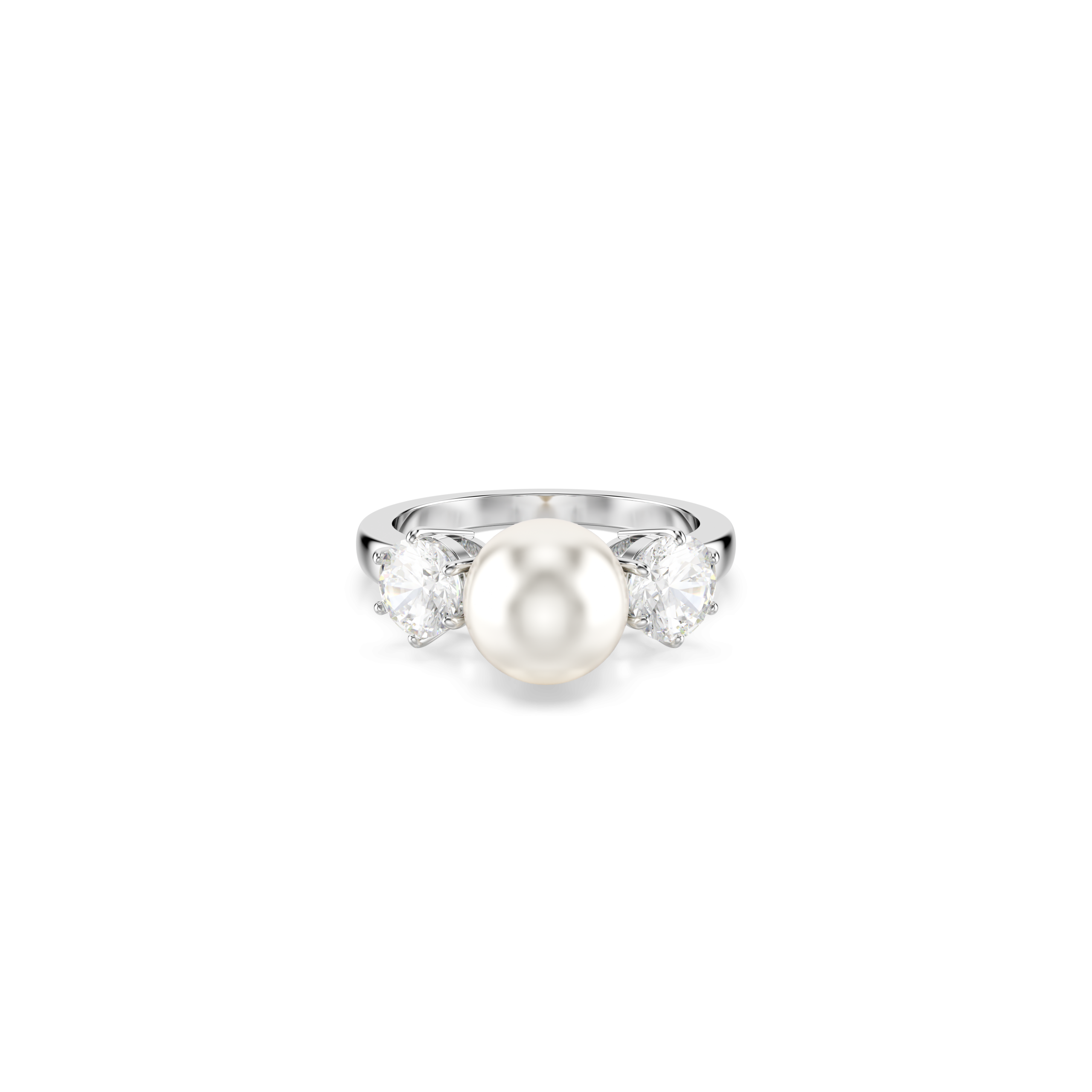 MATRIX:RING 8MM PEARL WHITE/RHS