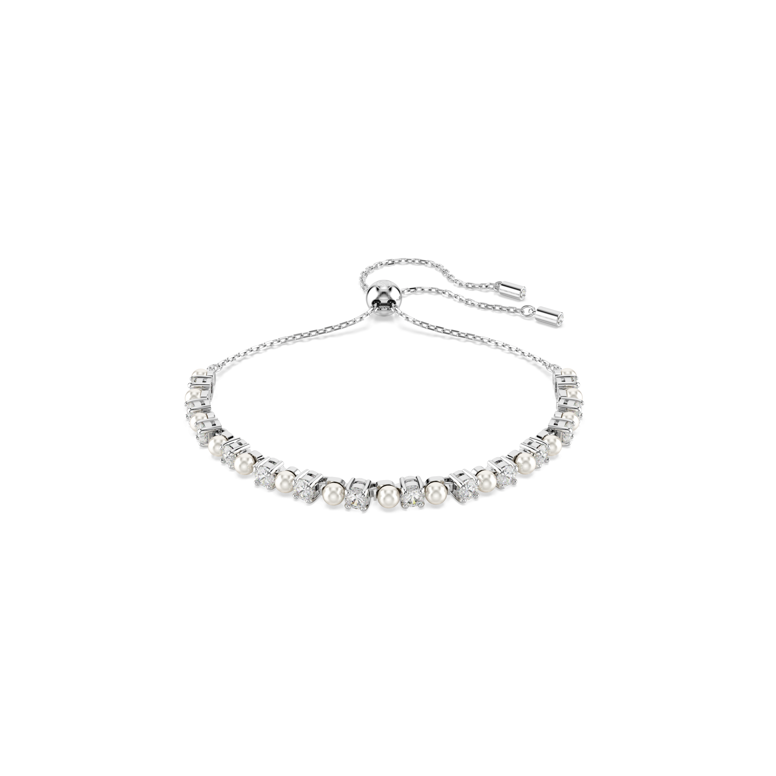 MATRIX:BRACELET 3MM WHITE/RHS M