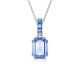 MILLENIA:PEND LONG PENDANT BLU/RHS