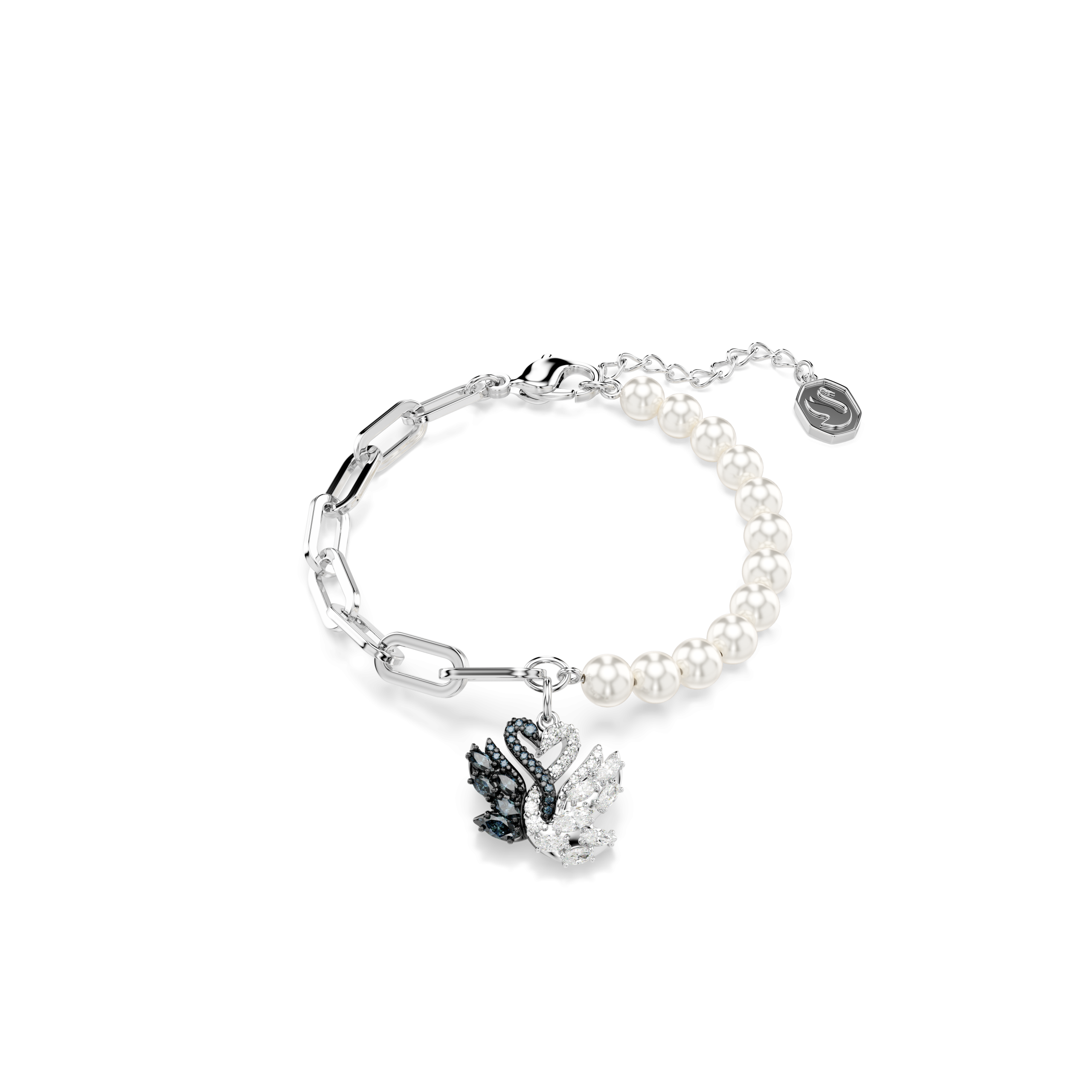SWAN:BRACELET WHITE/RHS M