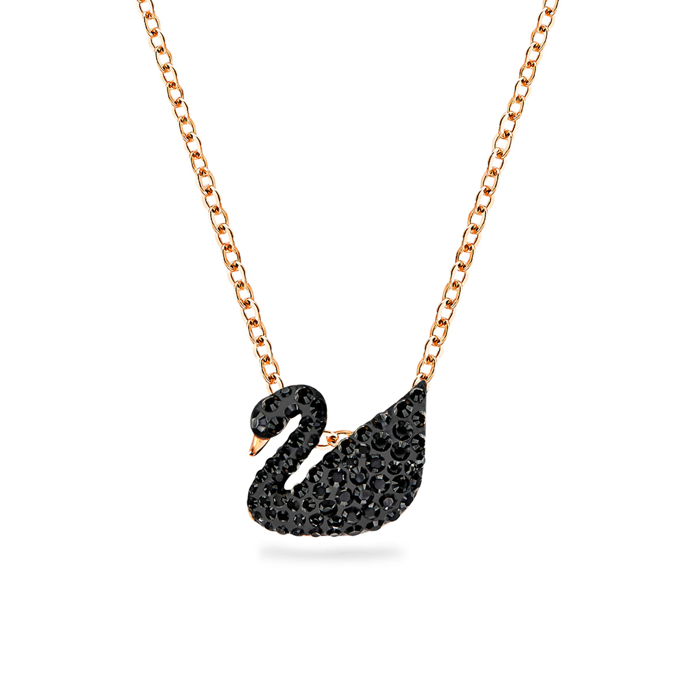ICONIC SWAN:PENDANT SML JET/