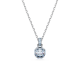 BIRTHSTONE:PEND MAR PENDANT BLU/RHS