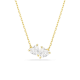 MESMERA:NECKLACE WHITE/GOS